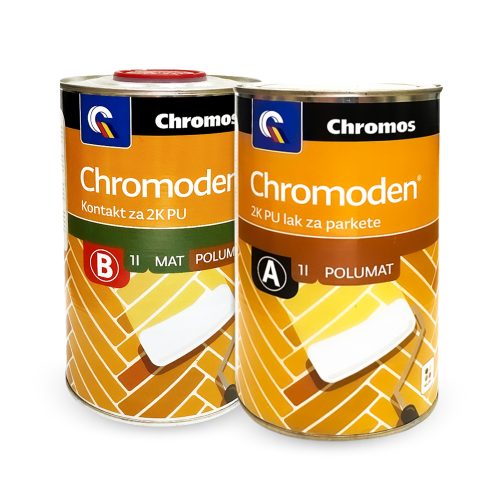 Chromoden 2K PU lak za parkete B 10l-polumat/mat-komponenta B