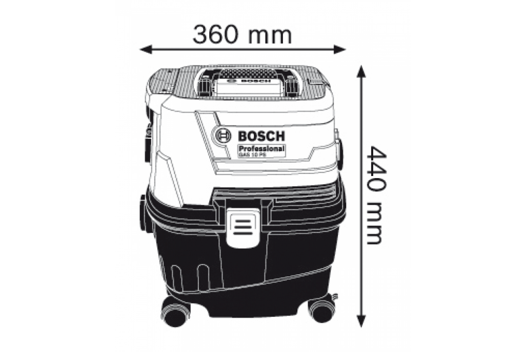 Bosch GAS 15 PS usisivač za suvo i mokro usisavanje