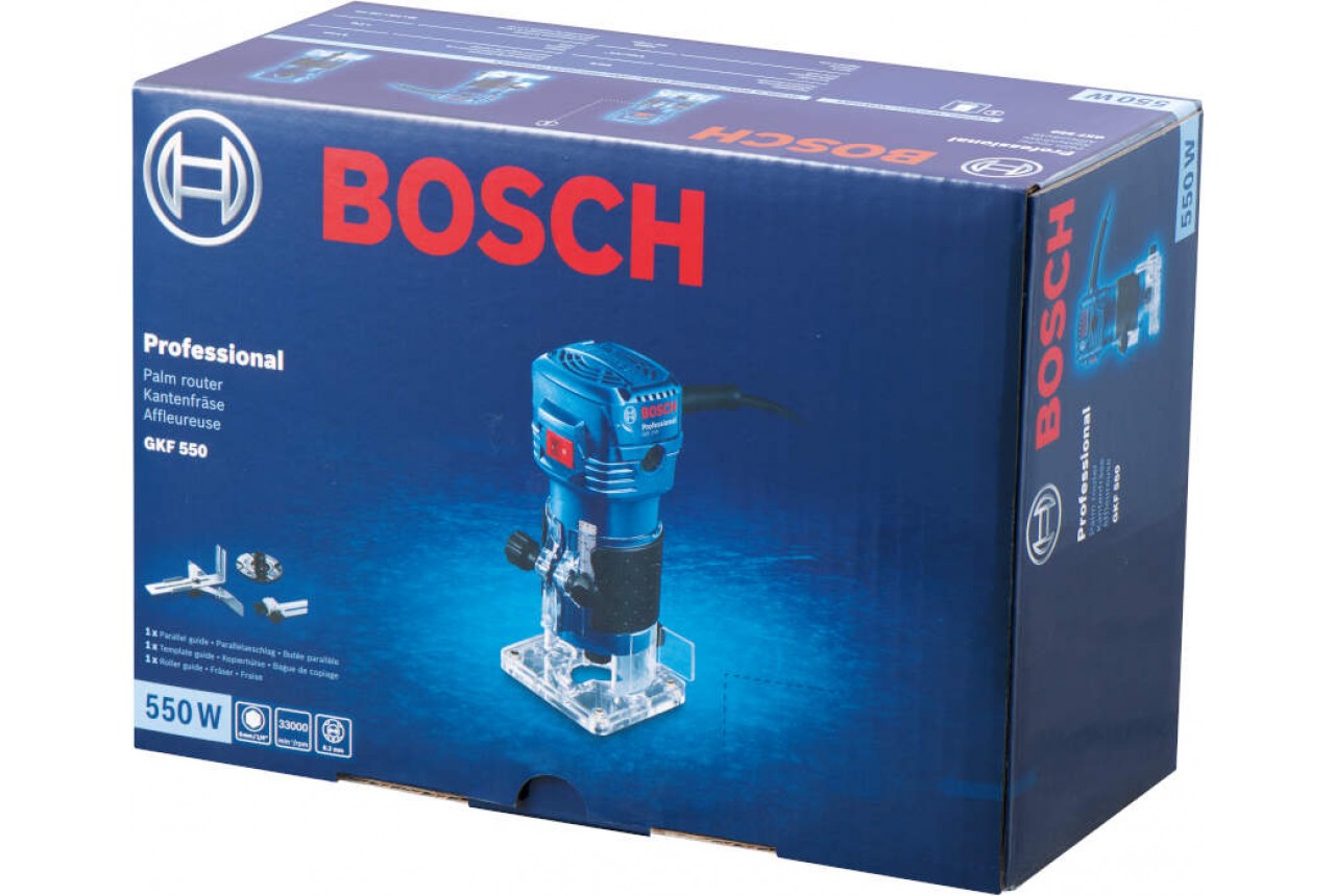 Bosch – Affleureuse 5mm 550W – GKF 550 Bosch Professional