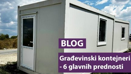 Građevinski kontejneri - 6 glavnih prednosti