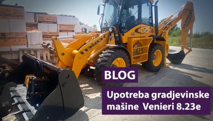 Upotreba gradjevinske mašine Venieri 8.23e