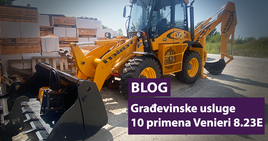Građevinske usluge - 10 primena Venieri 8.23E