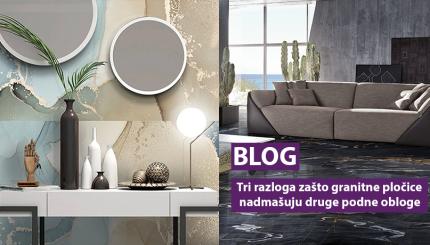 Tri razloga zašto granitne pločice nadmašuju druge podne obloge
