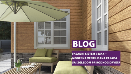 Fasadni sistem 3 MAX – moderna ventilisana fasada sa izgledom prirodnog drveta