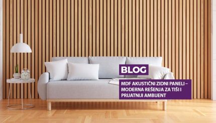 MDF akustični zidni paneli – moderna rešenja za tiši i prijatniji ambijent